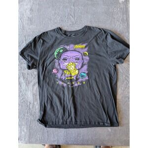 Funko Pop Marvel Avengers Infinity War Thanos Graphic T-Shirt Mens XL Black